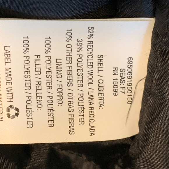 Structure Black, Lined wool-blend jacket in like-new condition size large - Picture 9 of 10